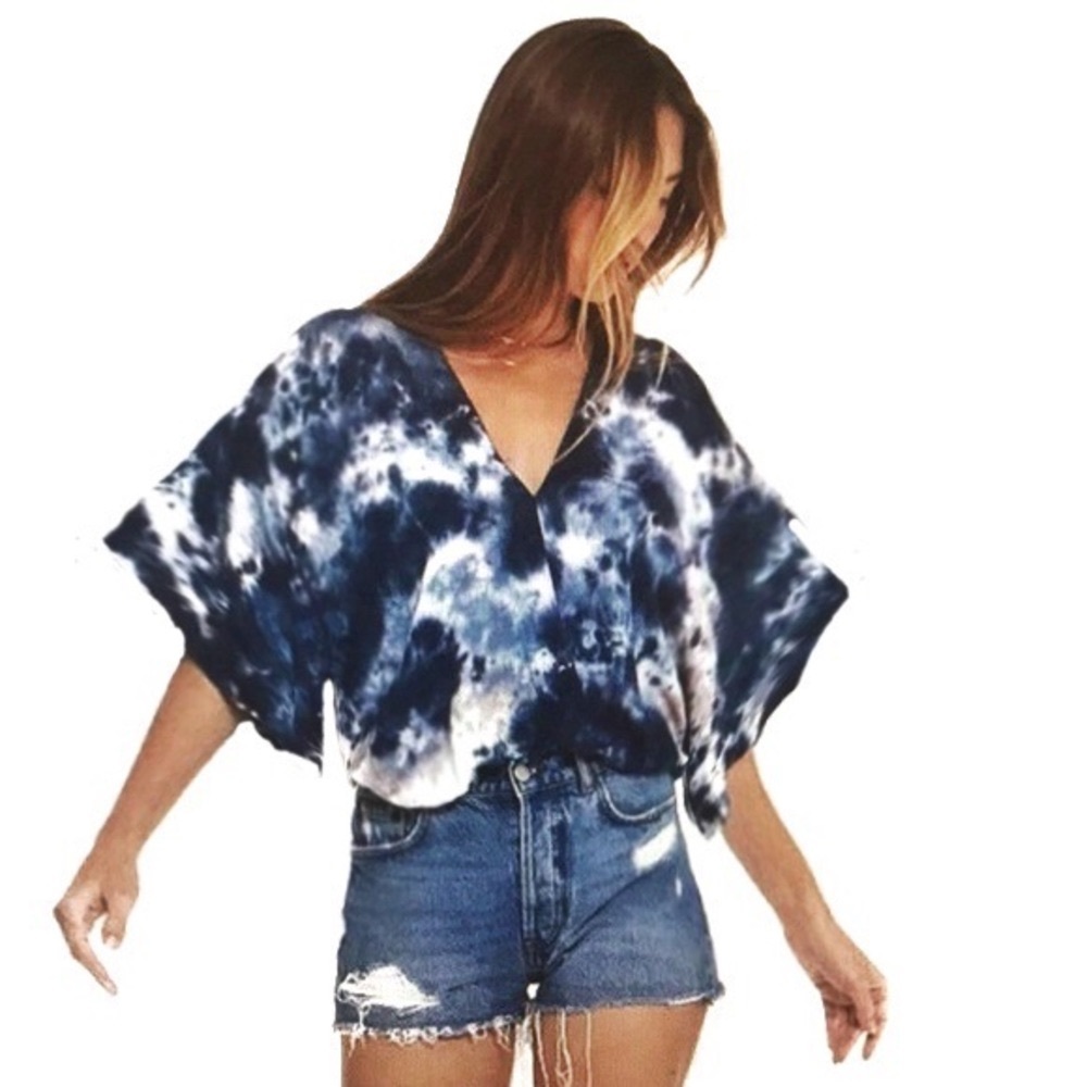Young Fabulous & Broke Russo Ruffle Sleeve Top Med